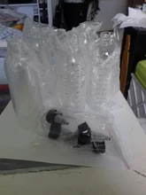 Uds 30ml/60ml/100ml/120ml/250ml de PET de plástico de jugo de E líquido capacidad botellas de cuentagotas de giro tapa tatuaje de tinta de pigmento de contenedores