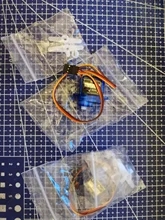 Mitoot-Mini Micro de control remoto, 9g, 1,6 KG, Servo SG90 para Rc 250, 450, Helicóptero, Avión, coche, barco para Arduino, 2 uds.