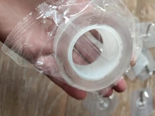 1/2/3/5m Glue Disks-Tie-Glue Nano-Adhesive-Tape Washed Multipurpose Reusable Loop No-Trace