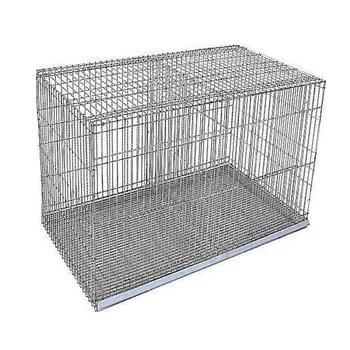 

Gomez and Crespo. Pet Exhibition cage with 2 departments. Stackable