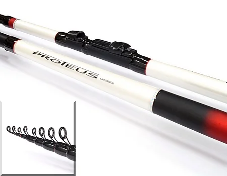 Удилище телескопическое с кольцами DAIWA Proteus Mini PTS MLT 40 AI (4м)|Удочки| |