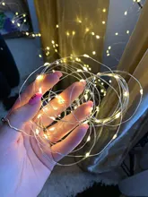 Led-Light Photo-Clip Battery-Powered Garland Led Christmas Outdoor Wedding 10M 5M 2M