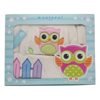 

MANTEROL BABY-Blanket Crib 707 15 HAPPY Multicolour OWL 110_x_140_cm