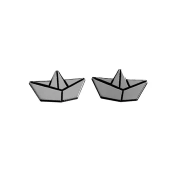 

Sterling silver earrings 925m 11mm. Reason boat laser paper close pressure women [AC1257]
