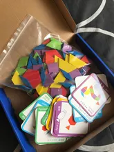 Juego de bloques de diseño de madera para niños, juguetes educativos para niños, rompecabezas de desarrollo Montessori, 155 Uds.