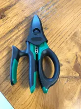 LAOA-Tijeras de electricista de 7 pulgadas, cortador de alambre, herramientas de prensado de Terminal de corte, 1,5-4mm cuadrados