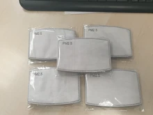 Almohadillas de filtro para mascarilla facial, almohada protectora amigable con la piel, a prueba de polvo y anti PM2,5, ideal para la máscara del rostro, con 5 capas por 20, 50 o 100 uds.