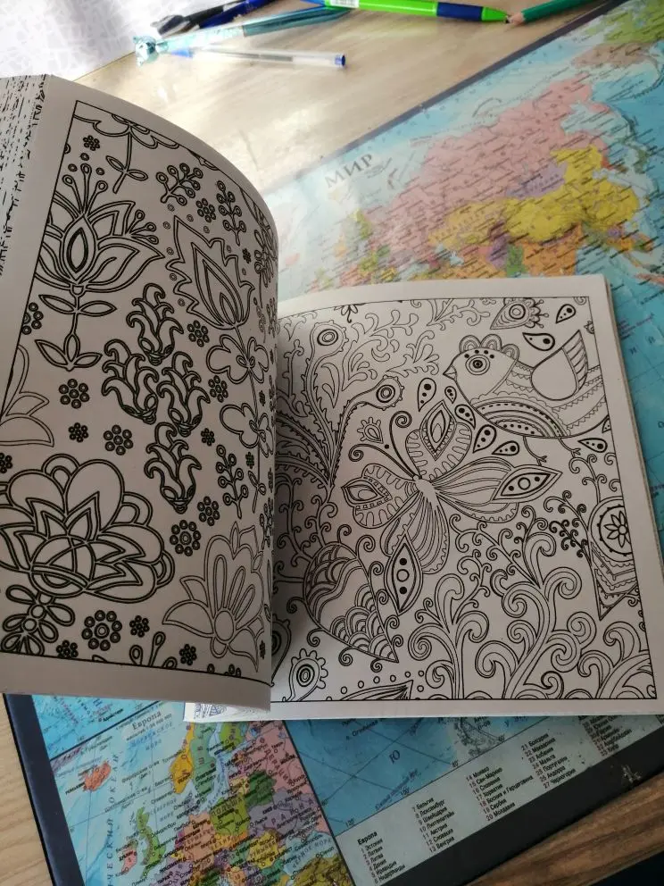 Download 120 Pages Korean Mandalas Flower English Coloring Book For Kid Children Adult Relieve Stress Graffiti Painting Drawing Art Book Arts Photography Aliexpress