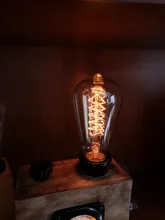 Spiral-Lamp Light-Bulb Filament Ampoule G95 T45 E27 Incandescent Retro Vintage G80 ST64