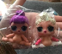 6 muñecas + 6 prendas + 6 zapatos + 6 botellas + 6 accesorios conjuntos aleatorios L.O.L. ¡Sorpresa! Muñeca LOL de 8cm, juguete para regalo