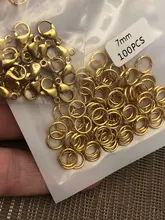 20 unids/lote cierres de langosta de acero inoxidable de la joyería encontrar cierre ganchos para Diy collar y pulsera de cadena de 9/10/12/15MM