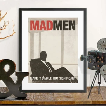 

Mad Men TV Show Poster Don Draper Mad Men Classic Art Canvas Painting Print Wall Picture Mad Men Fan Gifts Home Wall Art Decor