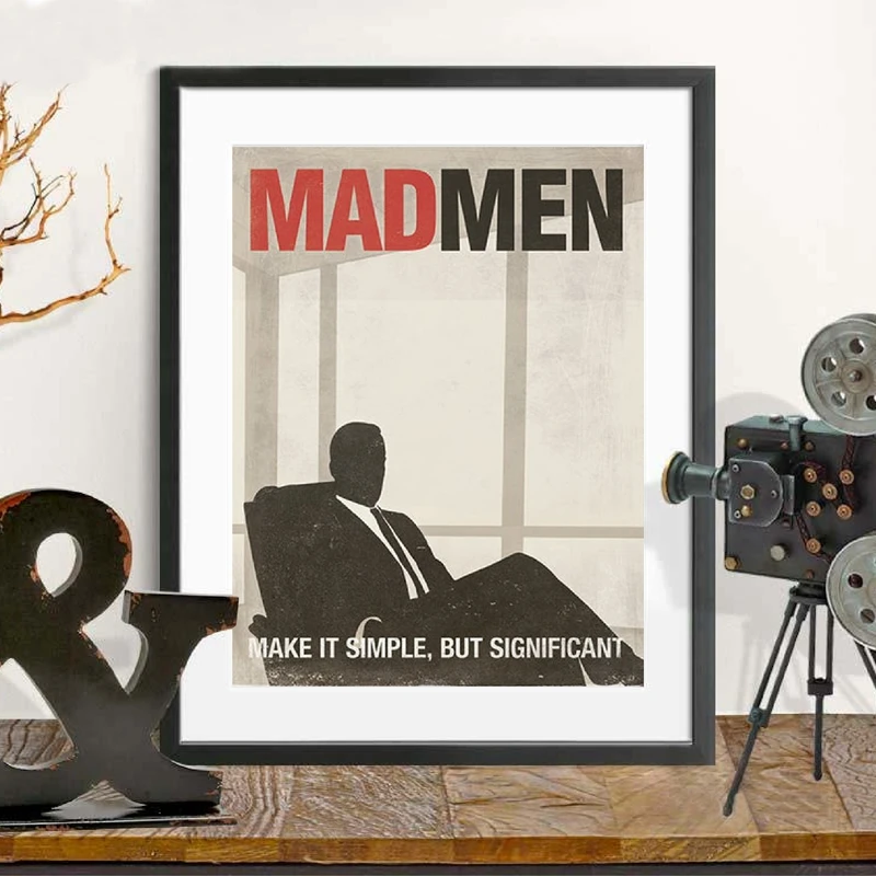 Mad Men Tv Show Poster Don Draper Mad Men Classic Art Canvas Painting Print Wall Picture Mad Men Fan Gifts Home Wall Art Decor Painting Calligraphy Aliexpress