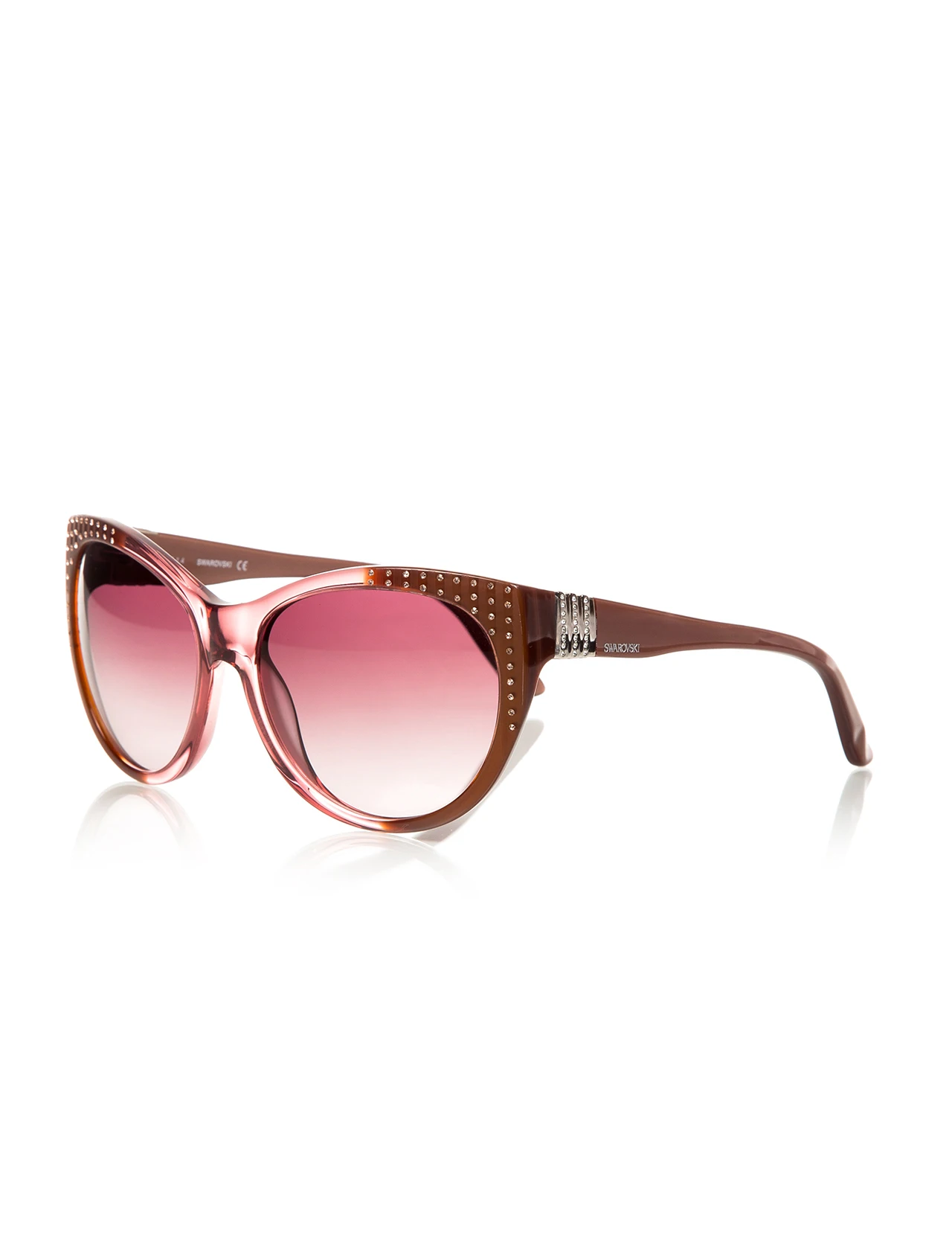 

Women's sunglasses swr 0087 38f bone pink organic 58-swarovski