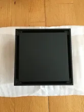 Shower Floor Drain-Cover Waste-Floor-Drain-Hideep Washroom Brass Black Square 10x10cm