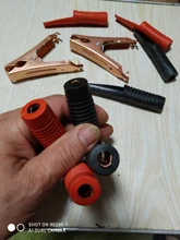 2Pcs Red+Black Car Alligator Clips Battery Clamps Crocodile Clip 100A Aligator Clips