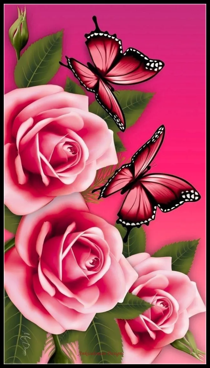 

Набор для вышивки крестом Розы, Набор для вышивки крестом 14 ct