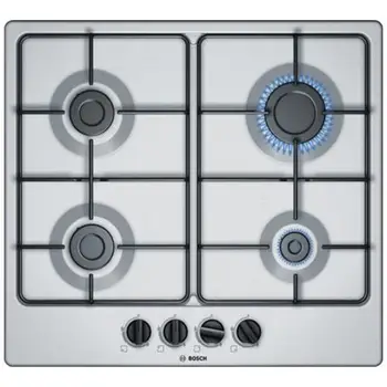 

Hob PGP6B5B80 Series 4 4 Gas burners Gas color black/steel InoxBOSCH160.6