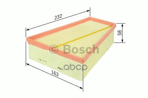 Фильтр Воздушный Nissan: Qashqai 07-, X-Trail 07- Renault: Koleos 08- Bosch арт. F026400126