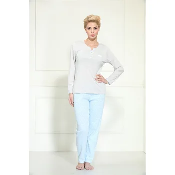 

Etoile women Autumn/twittering Cotton Long Sleeve Pajamas set 5042
