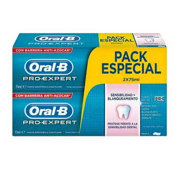 

Toothpaste Sensivity and Whitening Pro-expert Oral-B (2 uds)