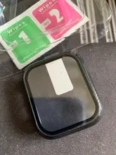 Cristal + cubierta para carcasa de reloj Apple iWatch, parachoques de fibra de carbono + Protector de pantalla Apple watch series 5 4 3 44mm 40MM 38mm 42MM