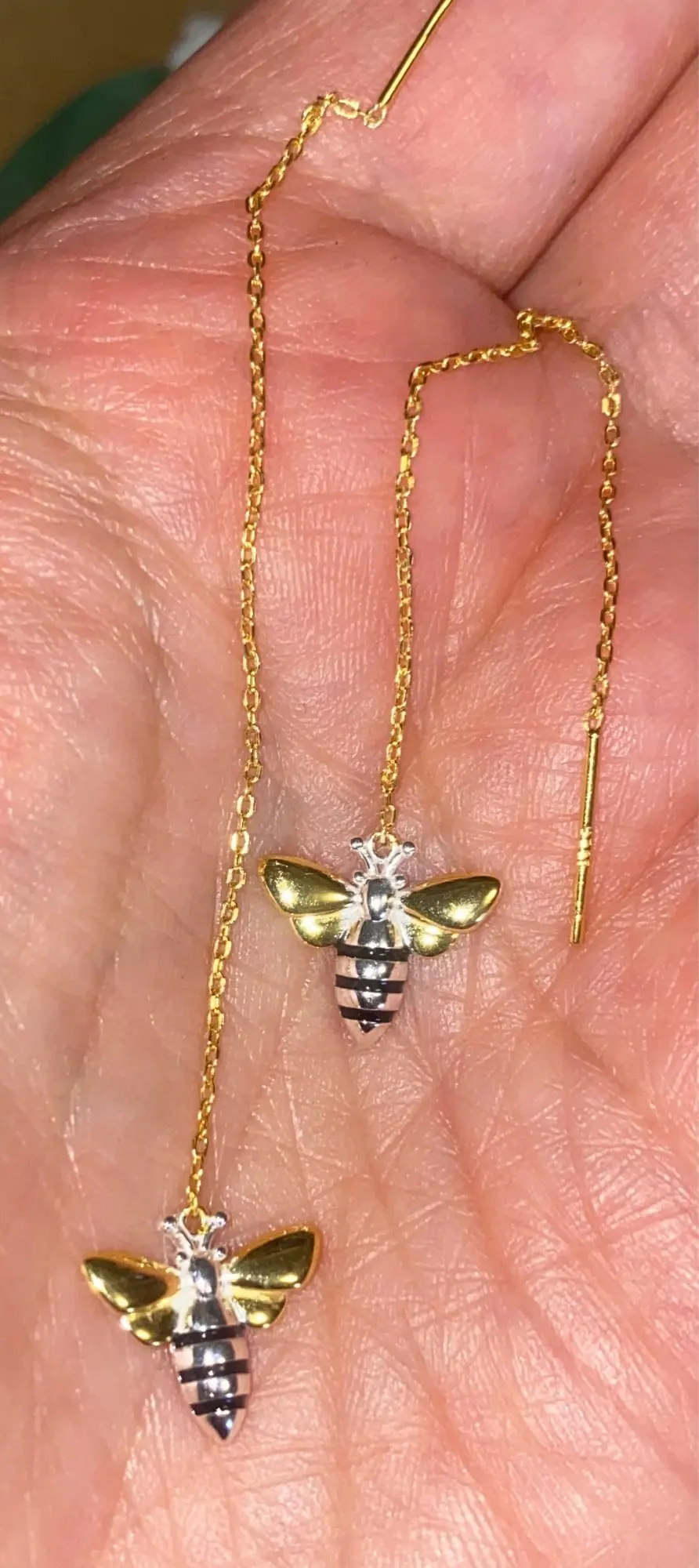 Lovely Honey Bee Dangle Earrings | 925 Sterling Silver photo review