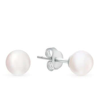 

Silver earrings with pearls sunlight sample 925