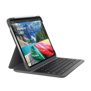 

Logitech SLIM FOLIO PRO mobile keyboard QWERTZ Swiss graphite Bluetooth