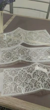 Lace Stencil Mold Template Bakeware Decorating-Bottle Fondant-Tools Peacock Wedding-Cake-Design