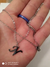 DOTIFI para las mujeres A-Z alfabeto carta colgante collares personalización collar de acero inoxidable Glamour joyas