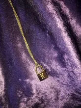 Collar de acero inoxidable chapado en oro para mujer, cadena de eslabones en O chapado en oro, regalo de cumpleaños para mujer