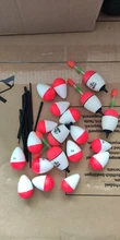 5 unids/lote 0,8g-60g Flotador de espuma para pesca corcho boya tubo de espuma Boias de pesca de Flotador de la luz de la pesca Stick para aparejos de pesca