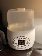 Calentador de leche de doble botella esterilizador 5 en 1 calentador Universal para la alimentación de leche materna sistema termostático inteligente de alimentos para bebés