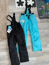 Pantalones de esquí para hombre y mujer, tirantes para deportes al aire libre, alta calidad, a prueba de viento, impermeables, cálidas, para nieve y Snowboard