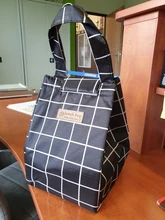 Brivilas-bolsa térmica para el desayuno para mujer, bolsa de almuerzo a la moda, ctue cat, multicolor, para picnic y viajes
