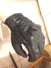 Guantes de motocicleta unisex de cuero y carbón para invierno, guantes de moto para hombre y mujer, para motocross, ATV