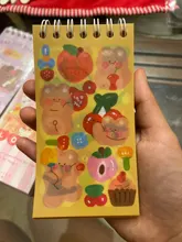 50 hojas/pack lindo animales de dibujos animados de la bobina libro creativa de Mano cuenta decoración Collage DIY pegatinas de Material