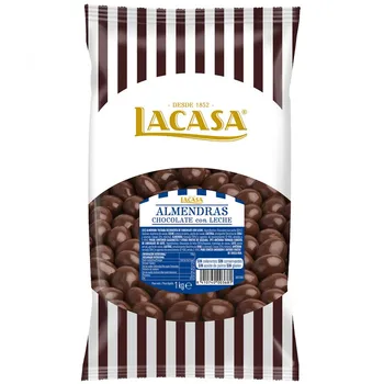 

Lacase almonds Chocolate with milk · 1Kg.