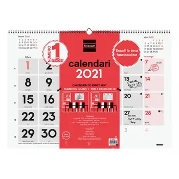 

PARET MIXT XL 2021 CATALAN FINOCAM 59X42 neutral calendar