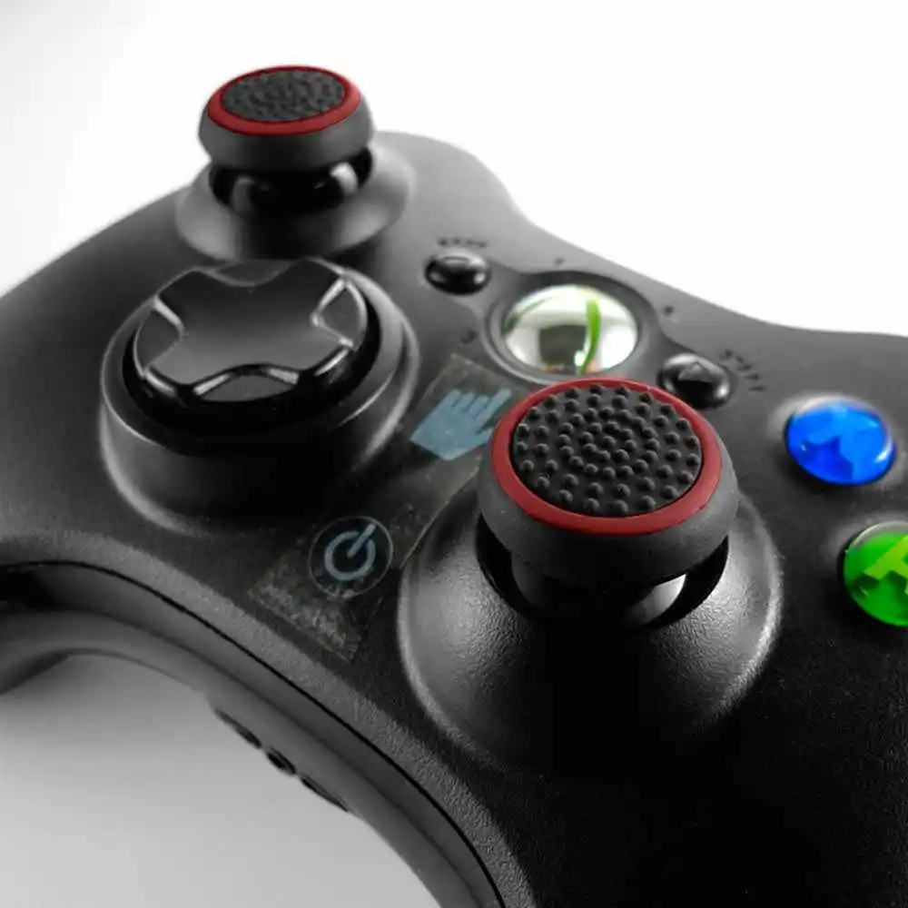 2x Силиконовая крышка джойстика красная совместима с контроллером Sony Dualshock 4