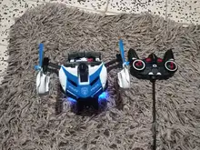 Robot de transformación en coche de radiocontrol para niños, Juguete de robot transformable en vehículo de control remoto, regalo para niños