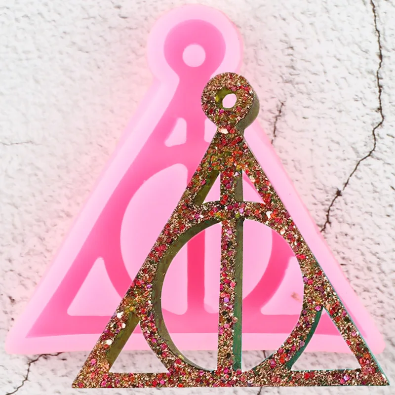 Shiny Magic Boy Logo Keychains Mold Pendant Polymer Clay DIY Jewelry Making Glitter Epoxy Silicone Resin Molds | Дом и сад