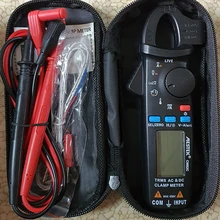 MESTEK-valores eficaces verdaderos medidor de pinza Digital, medidor de amperímetro, multímetro, herramienta de electricista, CM83D DC AC, amperaje NCV Ohm