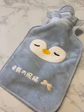 Bag Water-Bottle-Safe Hand Warm Portable Cute Cartoon for Women Explosion-Proof 300-Ml