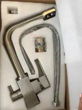 Frap-grifo con filtro de agua potable para cocina, mezclador de fregadero montado en cubierta, color negro, caliente y frío, Y40103/-1/-2