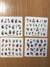 Image-Nail-Sticker Decals Line Water-Transfer-Slider Nails-Art Abstract Coloful Sexy