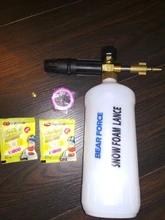 Generador de espuma para nieve, boquilla de espuma para pistola de jabón, espuma de lavado para coche BOSCH, arandela de alta presión