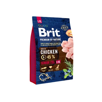 

Brit 3 kg premium by nature senior L + XL D/elderly dogs large and giant breed-1 pc