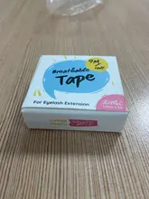 FUNMIX-Cinta de respiración para pestañas injertadas, cinta de aislamiento con agujeros, transpirable, resistente, 4 Uds.